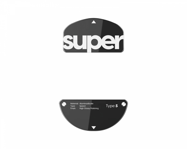  Glass Skates Type-S for Susanto-X - Svart
