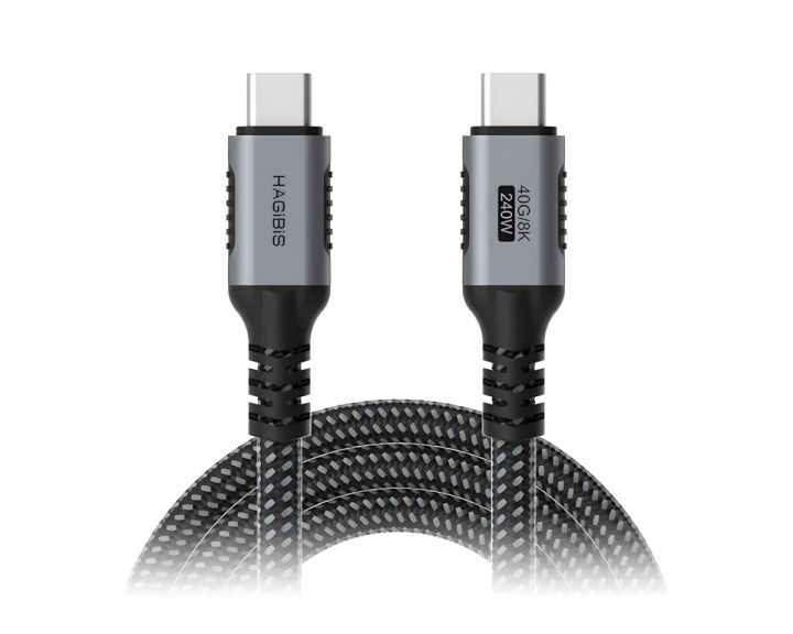  USB-C 40G/8K 240W Hurtigladerkabel – 1,2 m