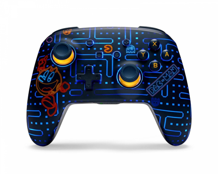  Enhanced Trådløs Kontroller for Nintendo Switch - Pac Man (Neon Arcade)