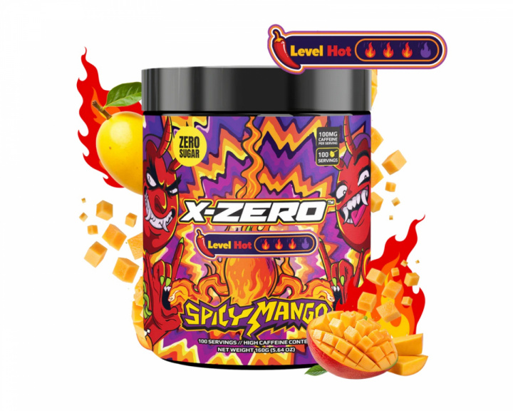 X-Gamer X-Zero Spicy Mango - 100 Serveringer