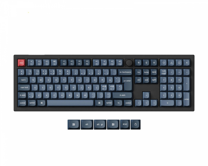  V6 Max QMK ISO Trådløst Mekanisk Tastatur [Gateron Jupiter Banana]