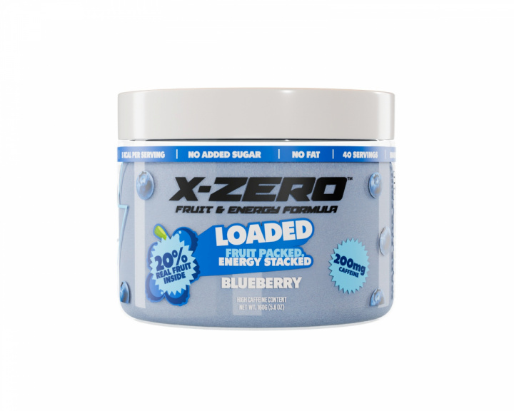 X-Gamer X-Zero Loaded Bluberry - 40 Serveringer