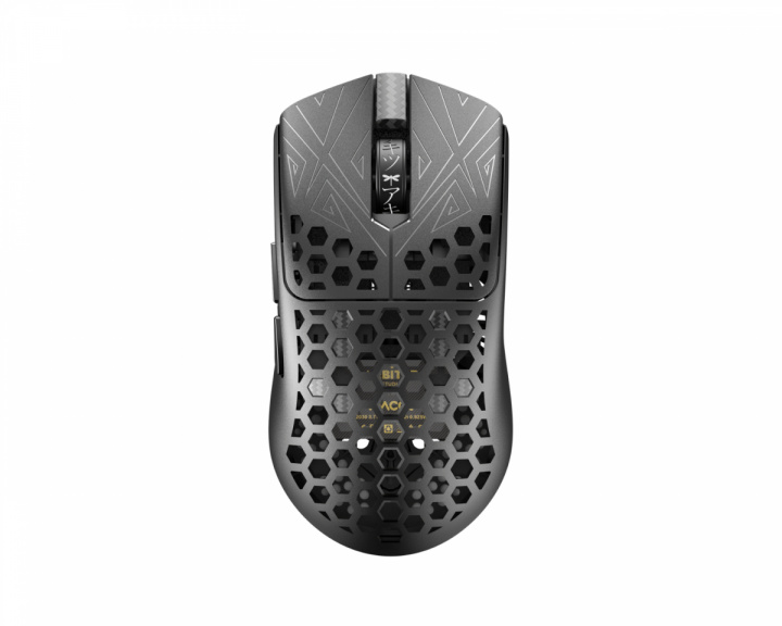  AKITSU Medium Karbonfiber 8K Trådløs Gaming Mus - Svart