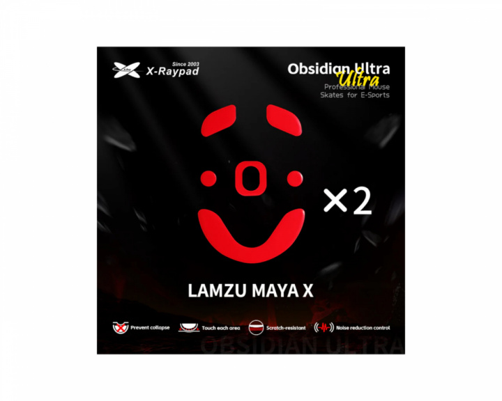 X-raypad Obsidian Ultra Løpesko for Lamzu Maya X