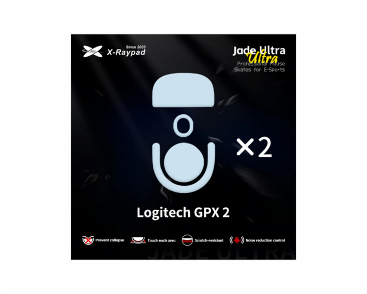 X-raypad Jade Ultra Rulleskøyter for Logitech GPX2