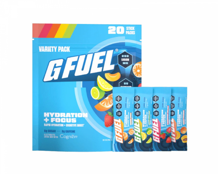  Variety pack Hydration + Focus Pack - 20 Portjoner