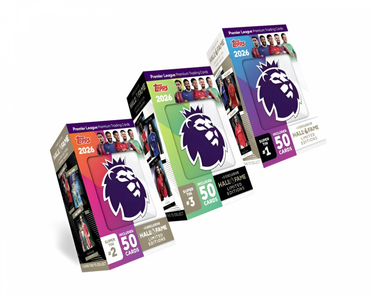 Premier League Super Tin 25/26 - Fotballkort