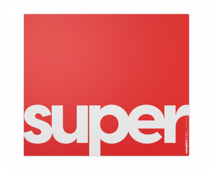 Superglide Glassmatte v3 XL - Type-S - Rød