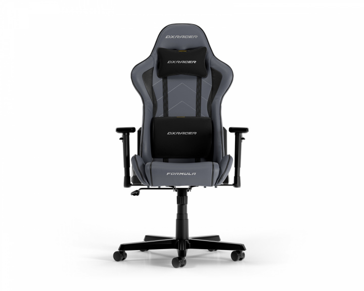 DXRacer FORMULA L Grå & Svart PVC Lær