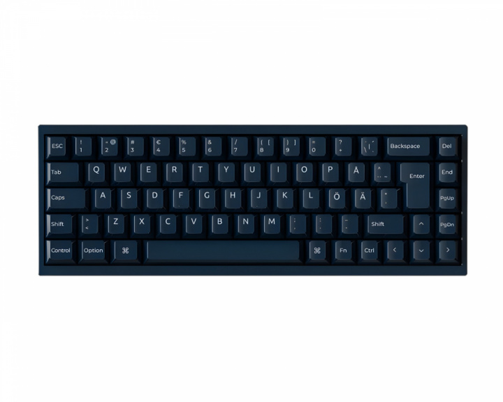 Keychron Q16 HE 8K Keramisk ISO Tastatur [Lime Magnetic Switch] - Navy Blue