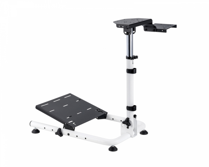  Racing Simulator Wheel Stand with Gear Shifter - LRS11 - Hvit