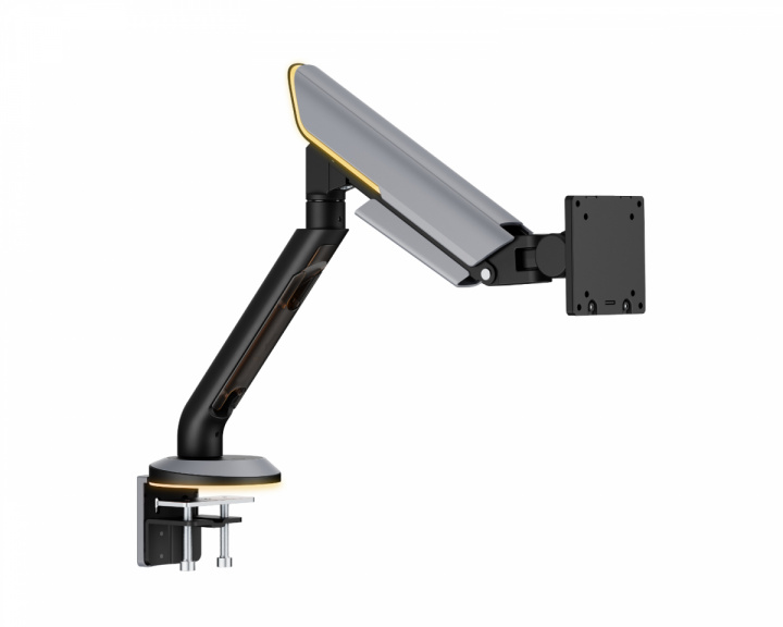  Titan Heavy-Duty Monitorarm med RGB 24″-57″ - Grå