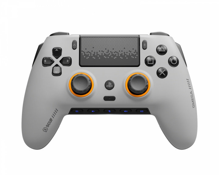 Scuf Omega Trådløs TMR Kontroller for PS5 og PC – Lysegrå