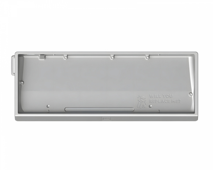  60HE v2 Aluminum Case - Bright Silver