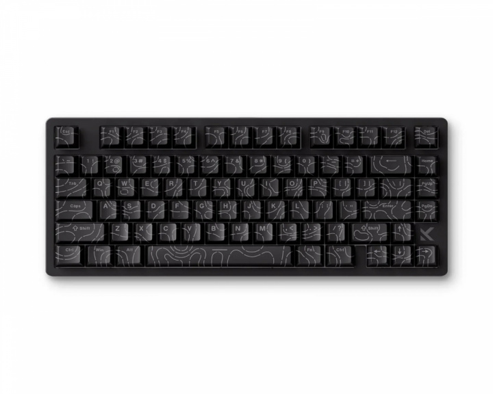  Jet 75 E‑sport Tastatur - Black Topographic [Kailh Magnetic God Switch]