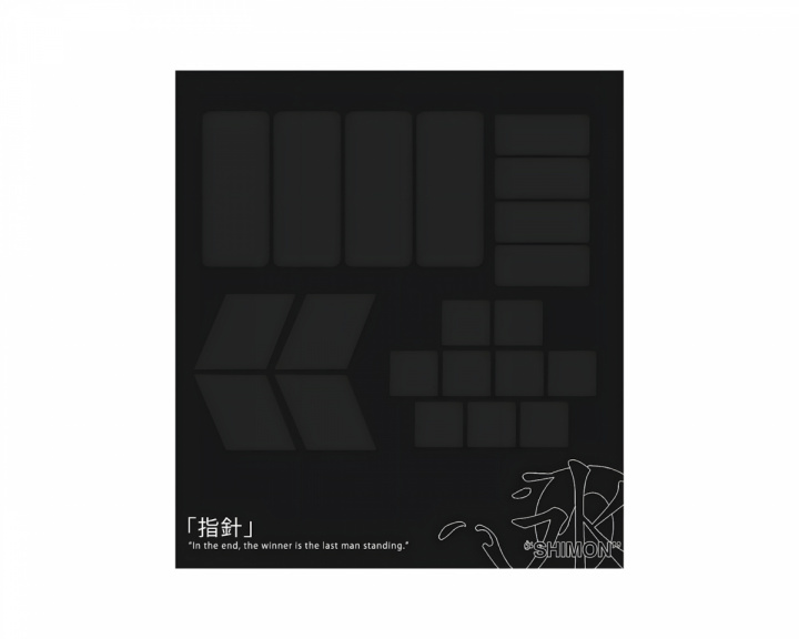  Shimon Grep - DIY Forhåndskuttet - Svart