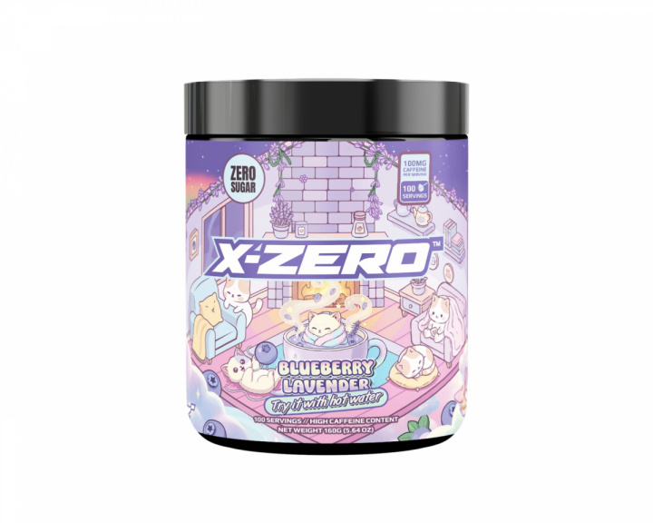  X-Zero Blueberry Lavender - 100 Serveringer