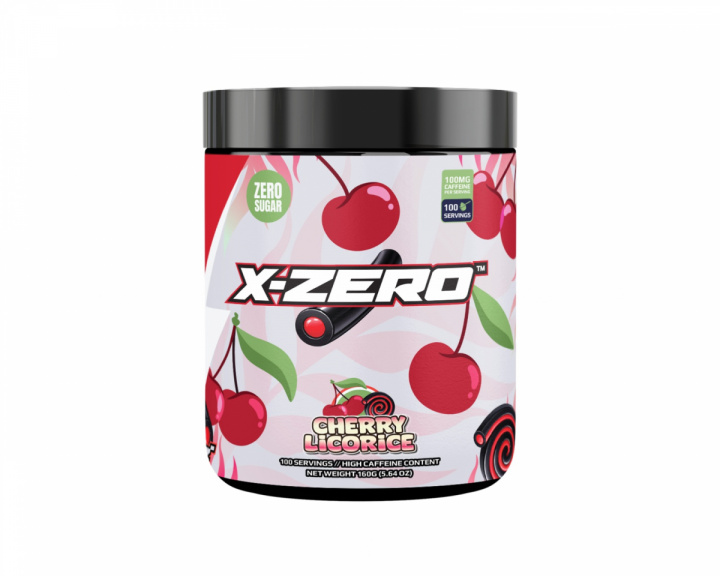  X-Zero Cherry Licorice - 100 Serveringer
