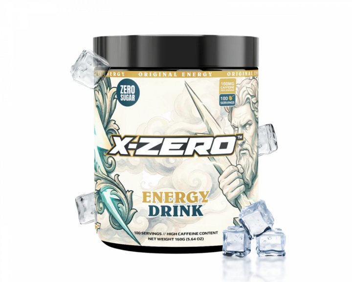 X-Gamer X-Zero Energy Drink - 100 Serveringer