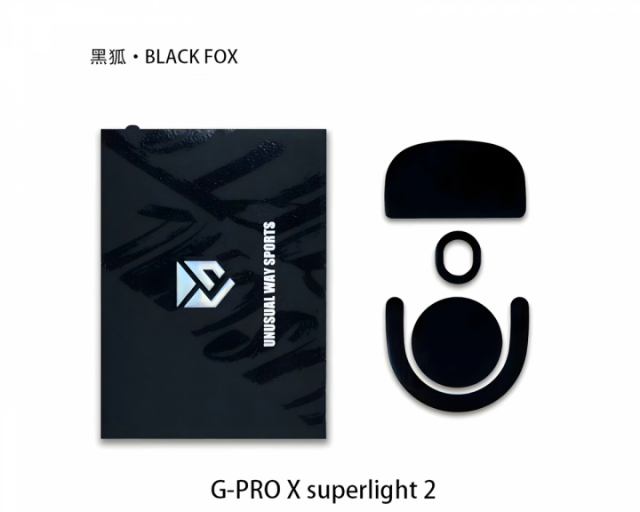  Black Fox Skøyter - Logitech PRO X Superlight 2 / X2 Superstrike