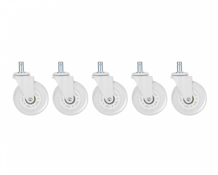 Hjul for Stol 3″ Universell - Hvit