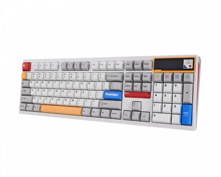  DP104 ANSI-tastatur - Powder White [Rye Linear]