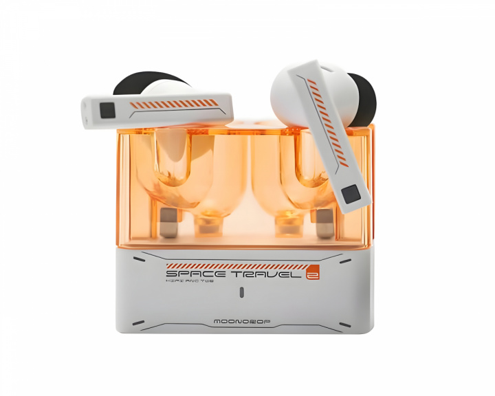  Space Travel 2 Trådløse In-Ear Hodetelefoner - Hvit