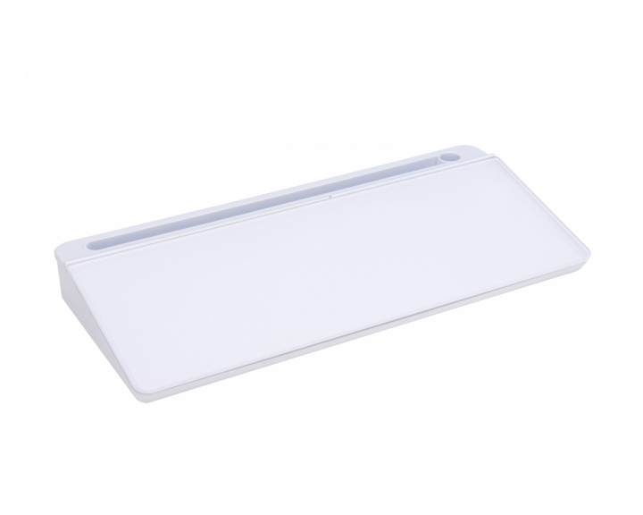  Glass Skrivebord Whiteboard med Stativ 40 cm - Hvit