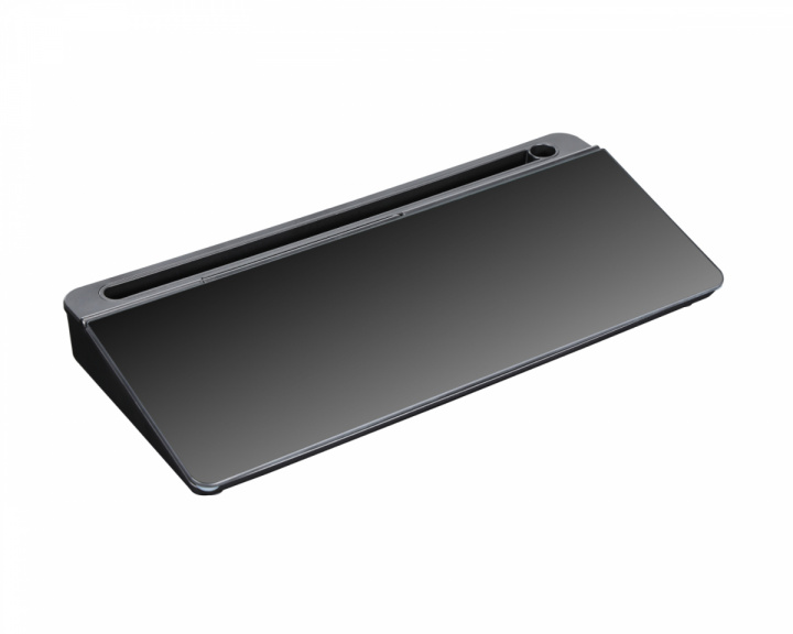  Glass Desktop Whiteboard med Stativ 40 cm - Svart