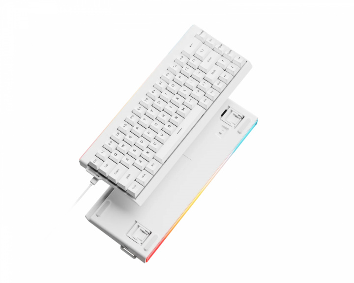  DK68 Magnetic HE Tastatur ANSI [Gateron Wuji] - Hvit