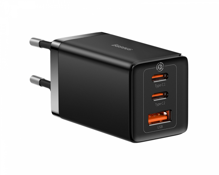  GaN5 Pro Hurtiglader 2C+U 65W - Svart