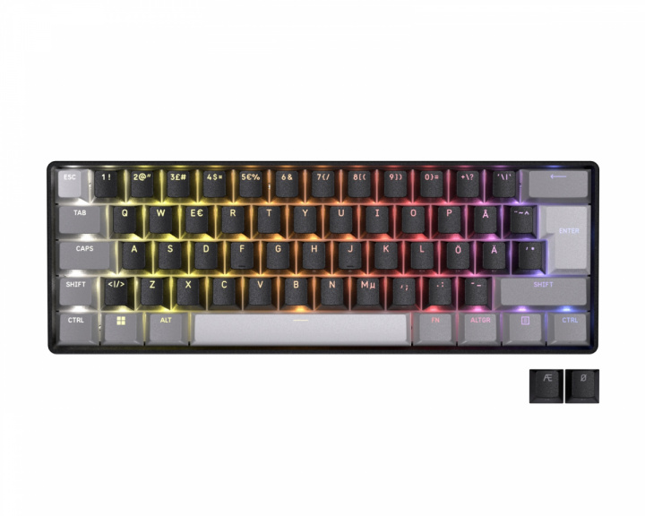  CLIPPER PRO MINI 60 HE Gamingtastatur [MGX HYPERDRIVE] - Svart