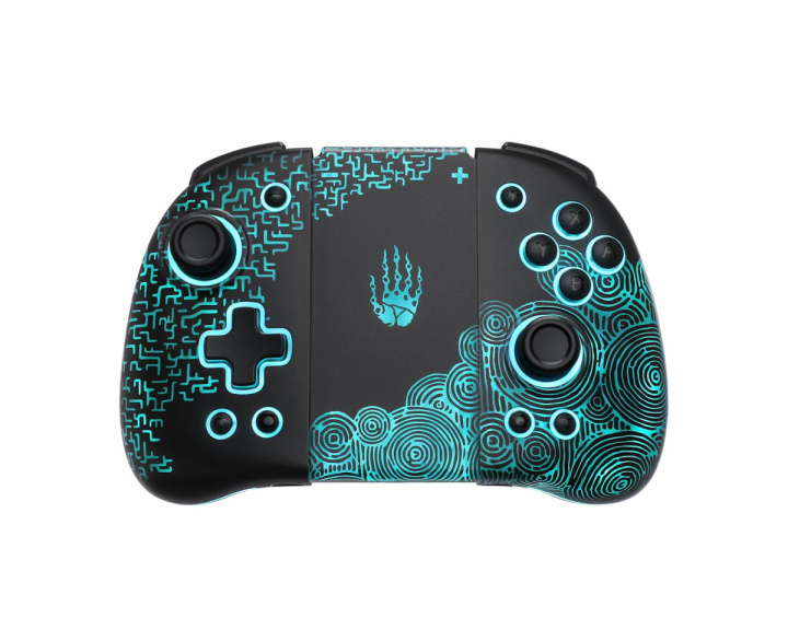  Luminous Trådløs Joypad med ladegrep for Nintendo Switch - Zonaite Black