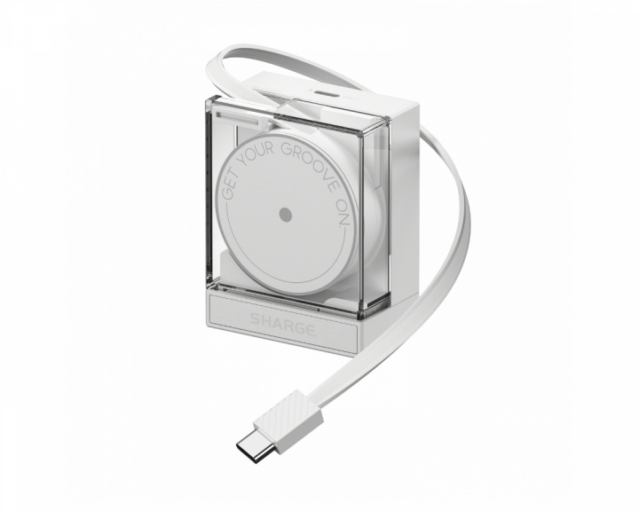  Uttrekkbar 65W-lader - Hvit