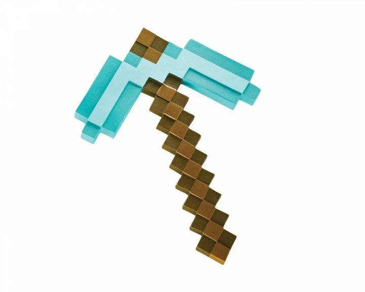  Minecraft Plastic Replica Diamond Pickaxe 40 cm