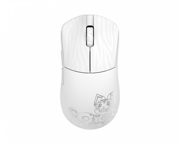  Huan M x Xi'an Museum Magnesium Trådløs Gamingmus - Hvit/Sølv - Limited Edition