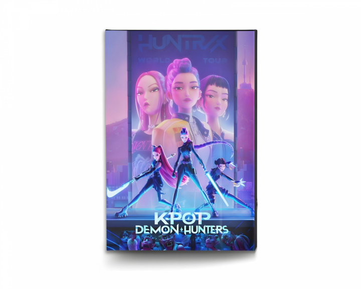  K-Pop Demon Hunters lerretstrykk med Lys