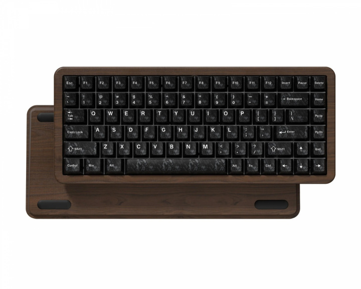  WD75 HE 75% Trådløst Tastatur - Walnut Black