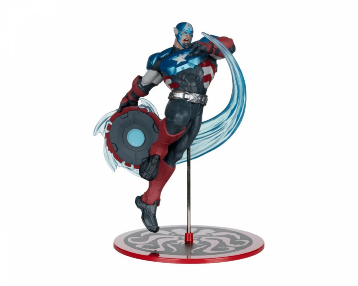  Marvel Rivals Collection 1/10 Actionfigur Captain America 20 cm