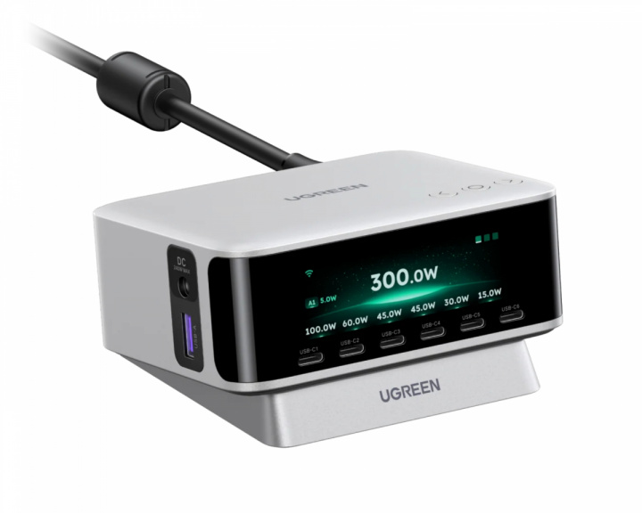  Nexode 7-ports Pro Lader 300W med Appstyring
