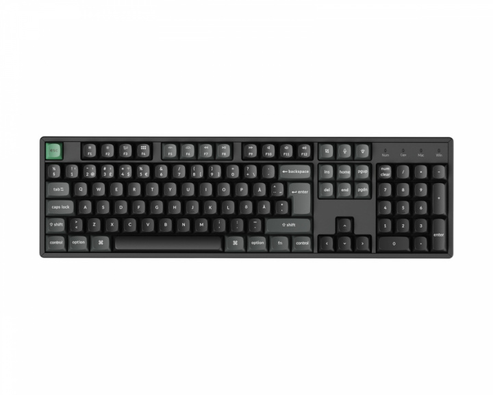  K10 Ultra 100% 8K Trådløst Tastatur - Svart [Keychron Apex Brown]