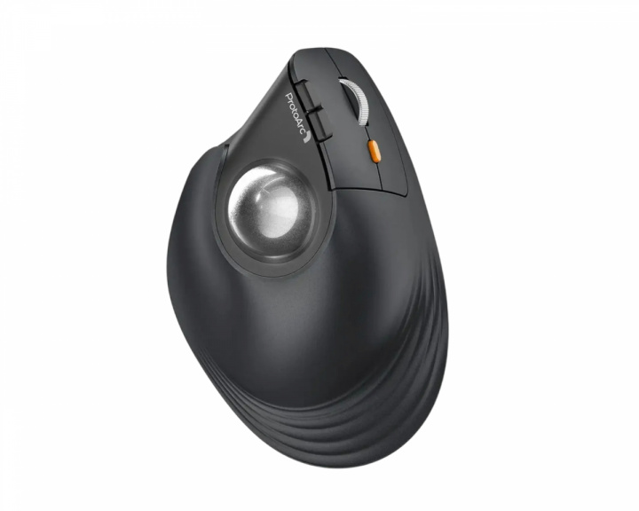  EM05 NL Vertikal Trådløs Trackball-mus - Svart/Grå
