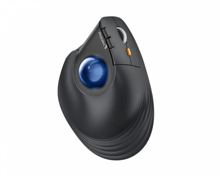  EM05 NL Vertikal Trådløs Trackball-mus - Svart/Blå