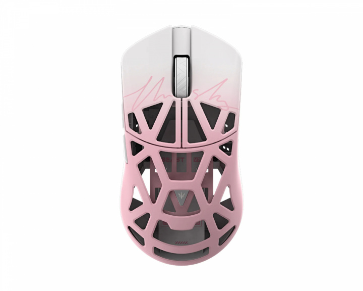 WLMouse Beast X Max V2 Trådløs Gamingmus - Rosa/Hvit