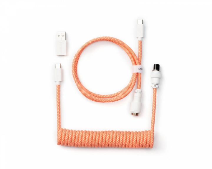  Coiled Aviator Kabel Straight 8K - Rosa Oransje