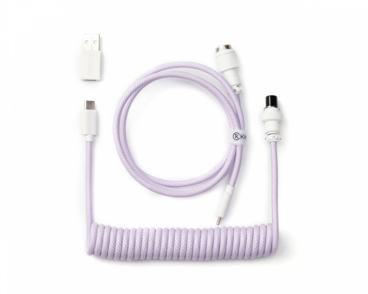  Coiled Aviator Kabel Straight 8K - Lys lilla