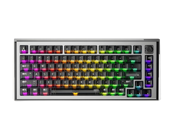  A75Ultra - 75% Magnetisk ANSI-tastatur [QIAN] - Silver Black