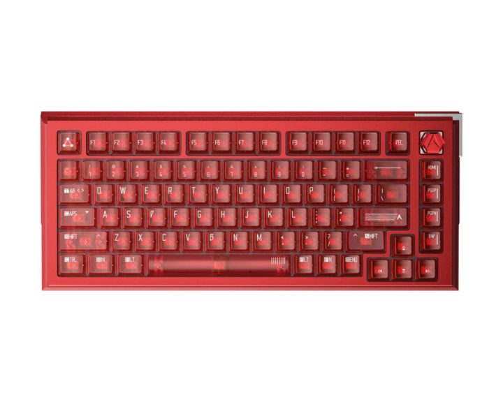  A75Ultra - 75% Magnetisk ANSI-tastatur [QIAN] - Ruby Red