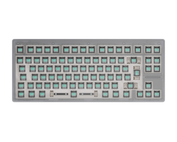  80HE+ Tastatur - Frost [Lekker Tikken] - ISO
