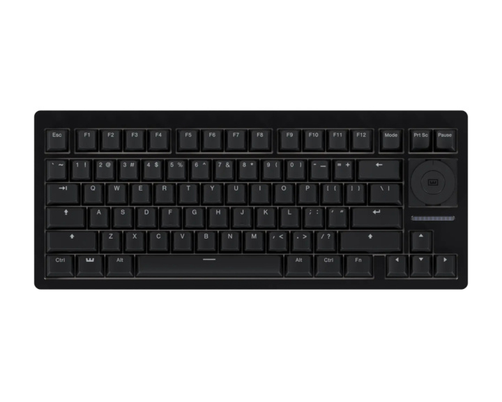  80HE+ Tastatur - Zinc Alloy Black [Lekker Tikken] - ANSI